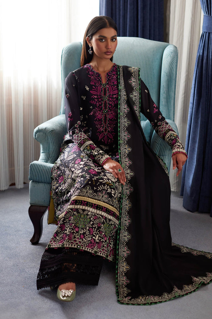Elan | Lawn’24 |QISTINA (EL24-03 B) - Hoorain Designer Wear - Pakistani Ladies Branded Stitched Clothes in United Kingdom, United states, CA and Australia