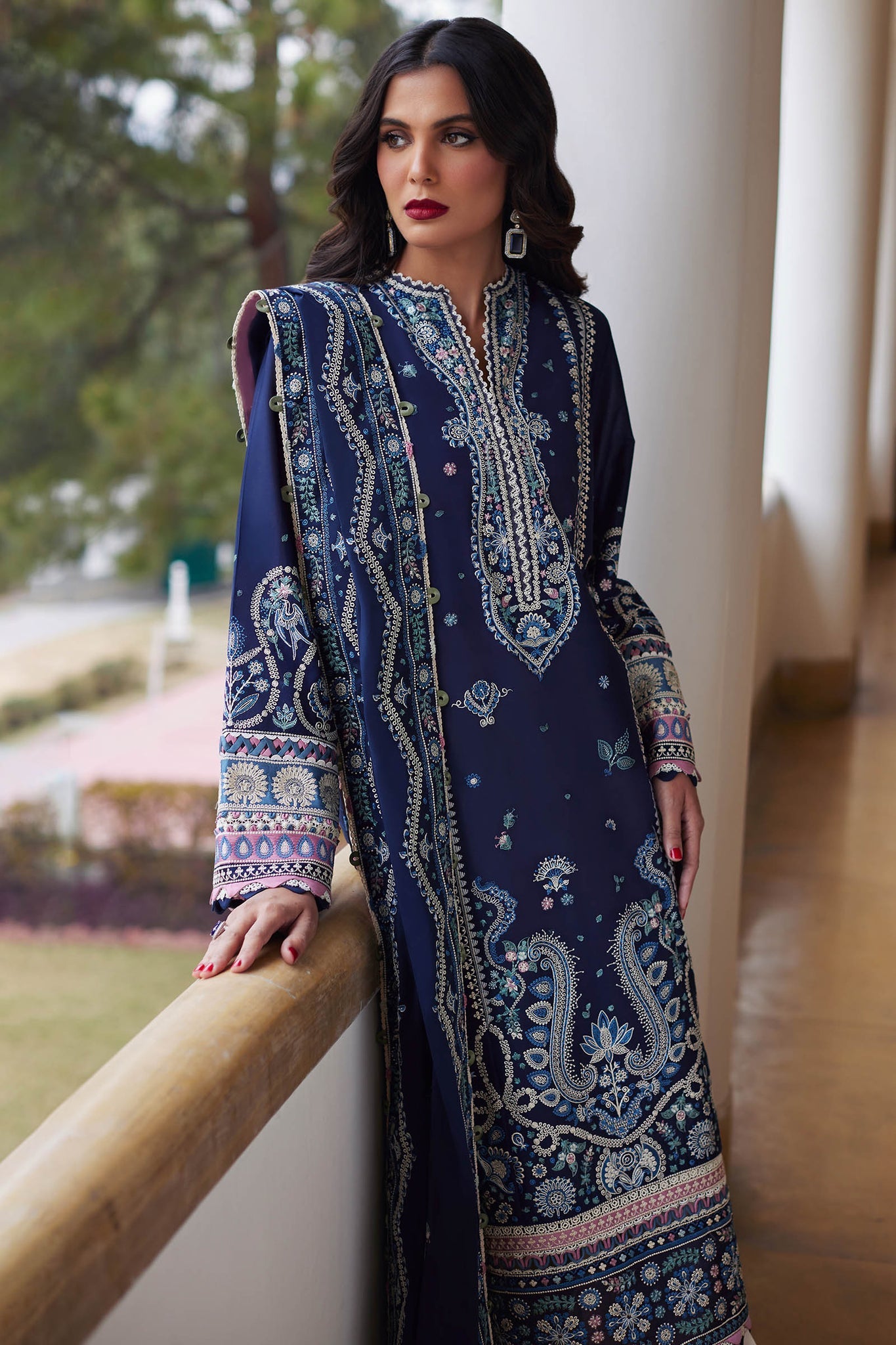 Elan | Lawn’24 | MAHROSH (EL24-04 B) - Pakistani Clothes for women, in United Kingdom and United States