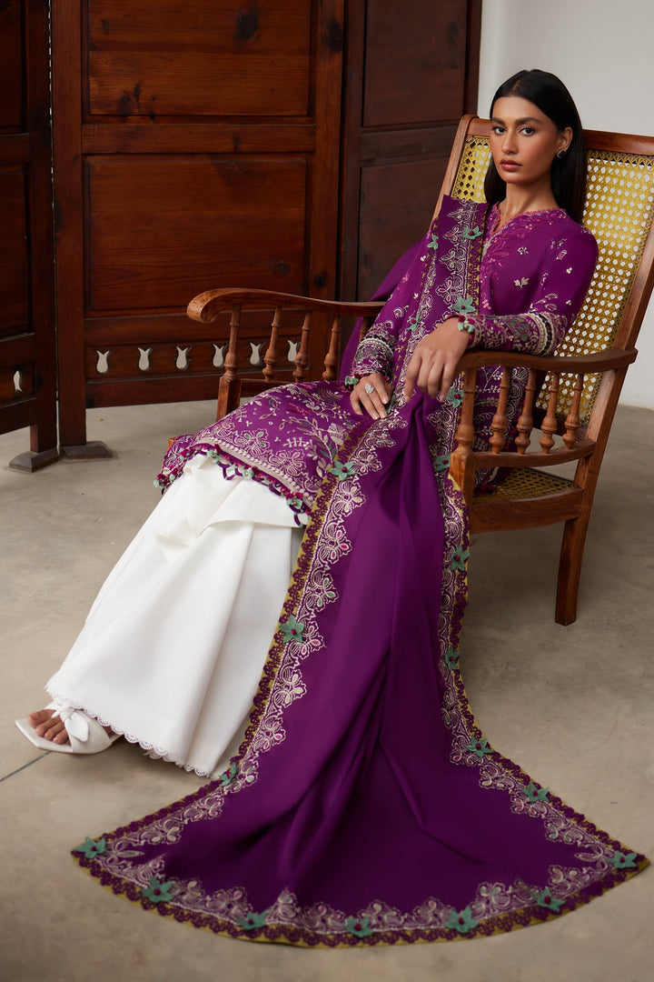 Elan | Lawn’24 |QISTINA (EL24-03 A) - Hoorain Designer Wear - Pakistani Ladies Branded Stitched Clothes in United Kingdom, United states, CA and Australia