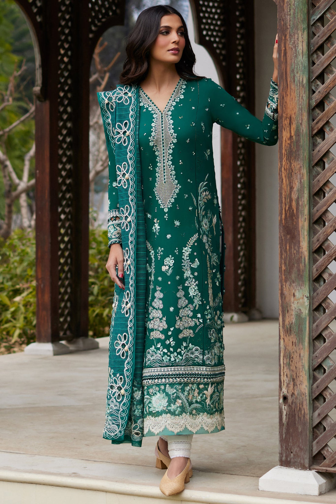 Elan | Lawn’24 | NEDINE (EL24-02 A) - Pakistani Clothes for women, in United Kingdom and United States