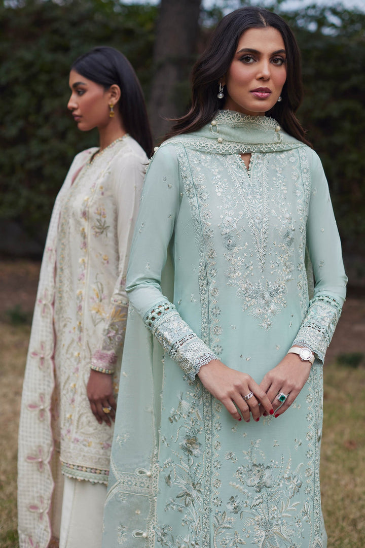 Elan | Lawn’24 | MINA (EL24-01 B) - Hoorain Designer Wear - Pakistani Ladies Branded Stitched Clothes in United Kingdom, United states, CA and Australia