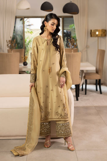 Erum Khan | Elan Formals | Desert Gold