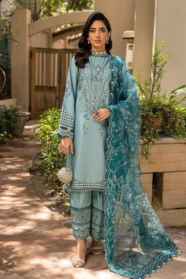 Ellena | Luxury Embroidered Collection | D25 - Hoorain Designer Wear - Pakistani Designer Clothes for women, in United Kingdom, United states, CA and Australia