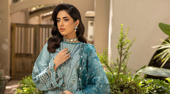 Ellena | Luxury Embroidered Collection | D25 - Hoorain Designer Wear - Pakistani Ladies Branded Stitched Clothes in United Kingdom, United states, CA and Australia