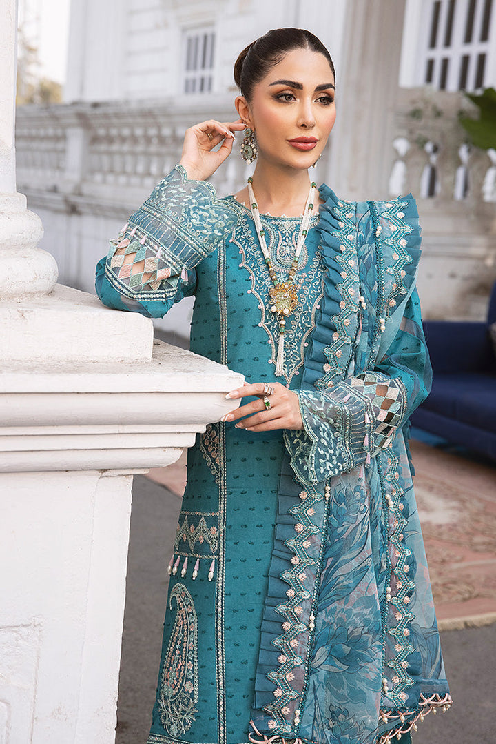 Ellena | Luxury Embroidered Collection | D19 - Hoorain Designer Wear - Pakistani Ladies Branded Stitched Clothes in United Kingdom, United states, CA and Australia