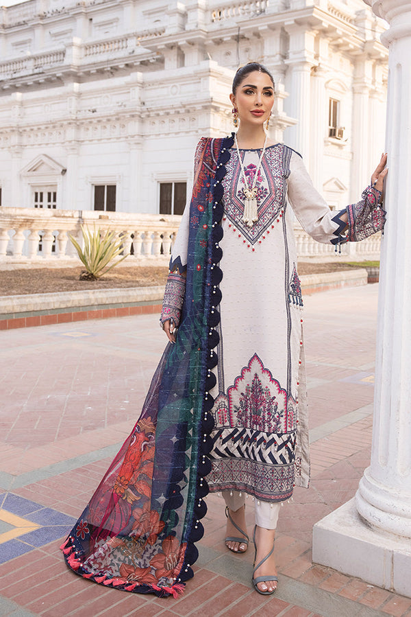 Ellena | Luxury Embroidered Collection | D23 - Hoorain Designer Wear - Pakistani Designer Clothes for women, in United Kingdom, United states, CA and Australia