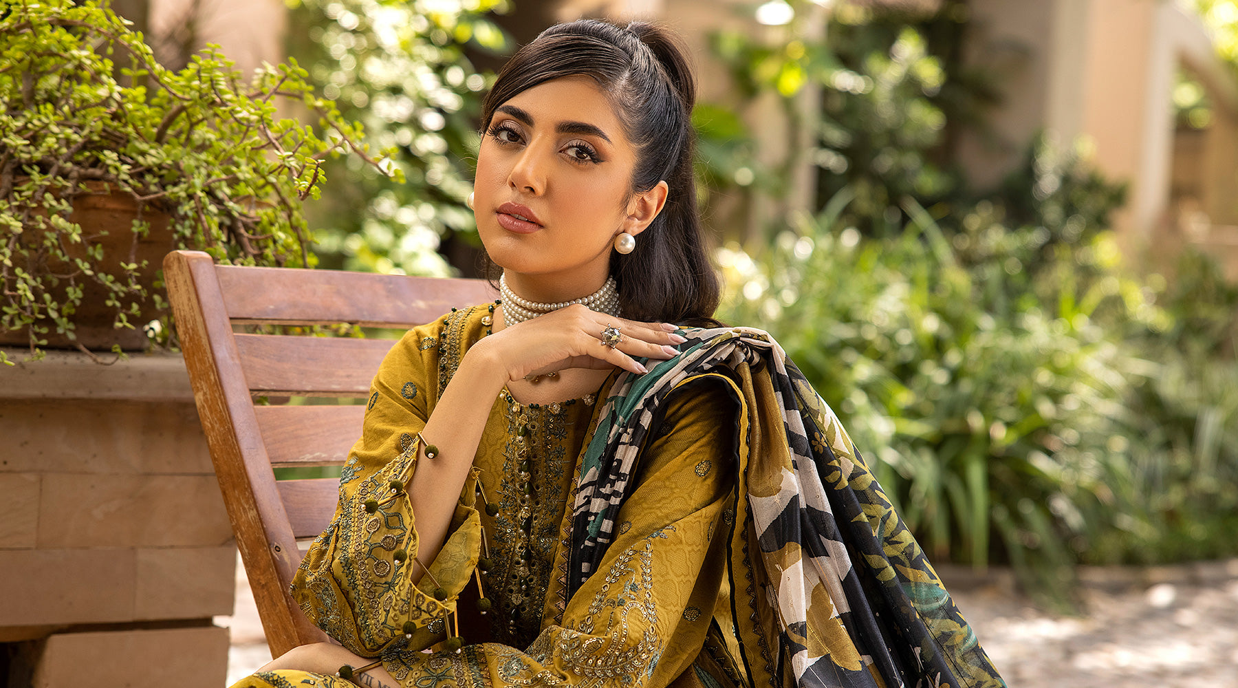 Ellena | Luxury Embroidered Collection | D17 - Pakistani Clothes for women, in United Kingdom and United States