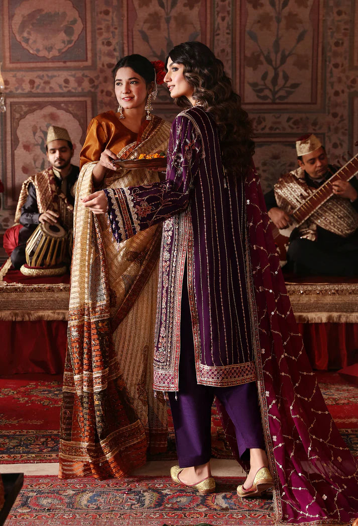 Emaan Adeel | Ghazal Luxury Formals | GH-01 - Hoorain Designer Wear - Pakistani Ladies Branded Stitched Clothes in United Kingdom, United states, CA and Australia