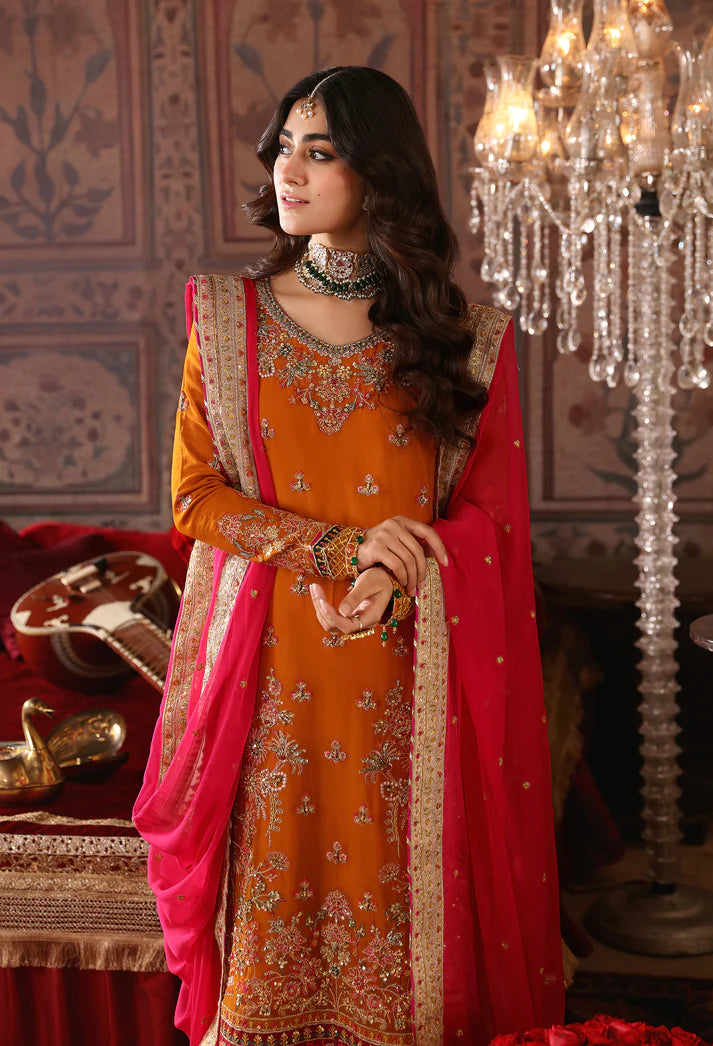 Emaan Adeel | Ghazal Luxury Formals | GH-02 - Hoorain Designer Wear - Pakistani Ladies Branded Stitched Clothes in United Kingdom, United states, CA and Australia