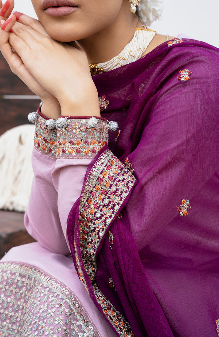 Emaan Adeel | Gul Mohr Eid Pret | NEHRAJ - Hoorain Designer Wear - Pakistani Ladies Branded Stitched Clothes in United Kingdom, United states, CA and Australia
