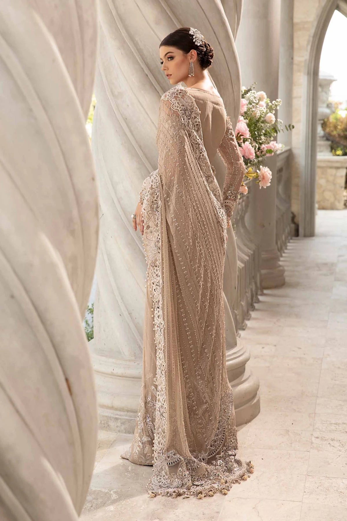 Maria B | Mbroidered Fabrics 2024 | BD-2801 - Pakistani Clothes for women, in United Kingdom and United States