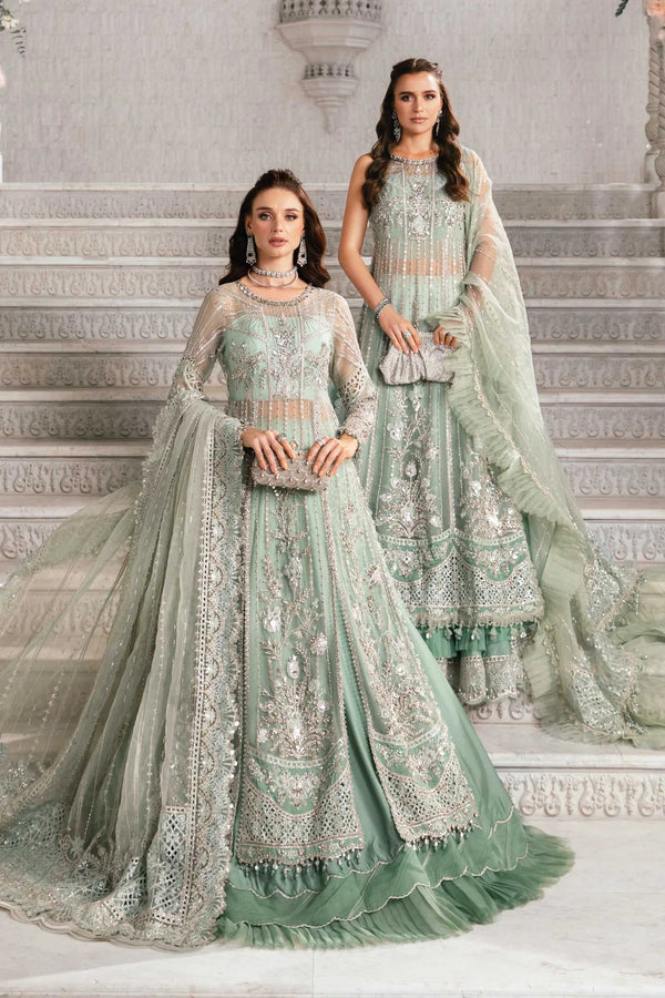 Maria B | Mbroidered Fabrics 2024 | BD-2803 - Hoorain Designer Wear - Pakistani Ladies Branded Stitched Clothes in United Kingdom, United states, CA and Australia