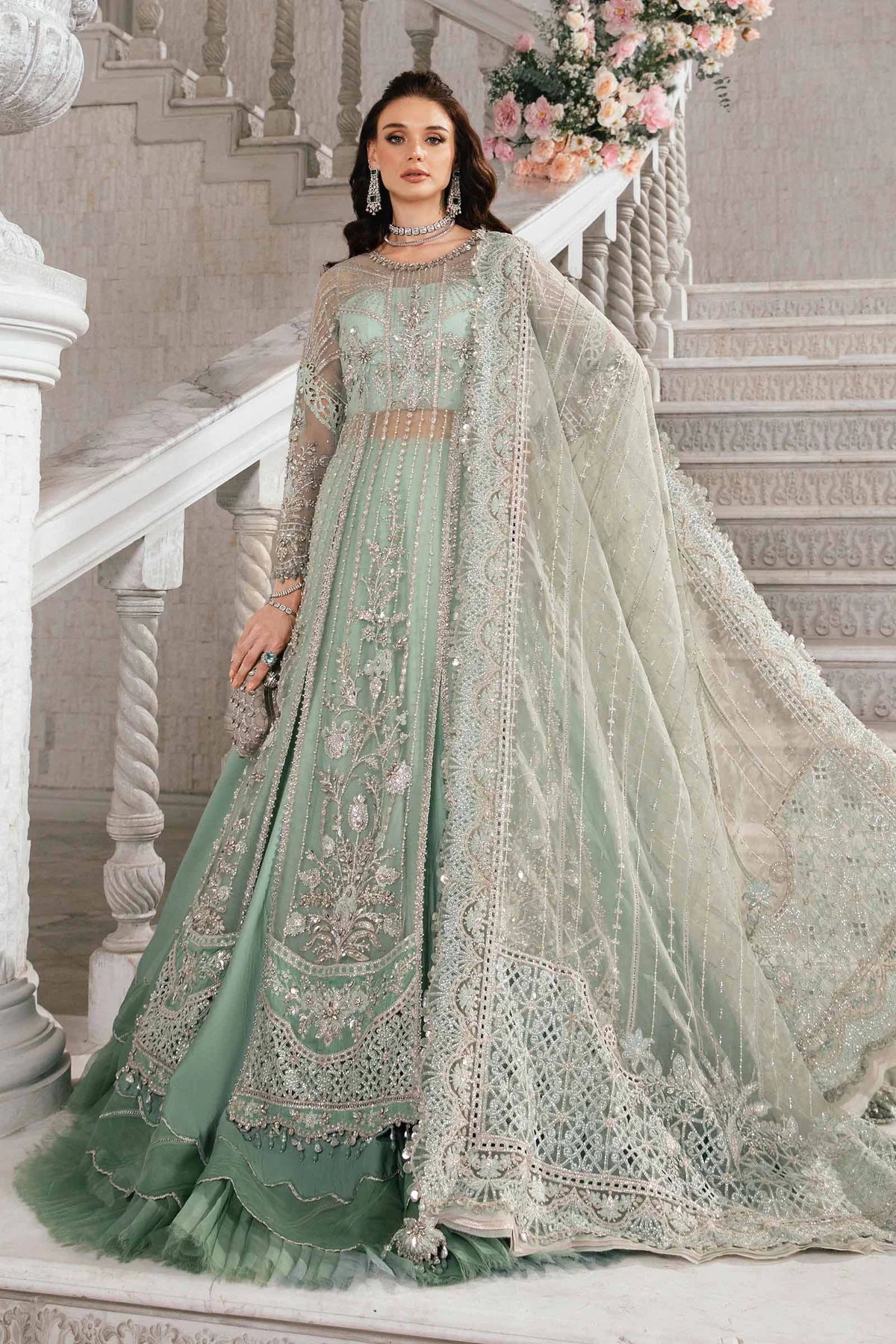 Maria B | Mbroidered Fabrics 2024 | BD-2803 - Pakistani Clothes for women, in United Kingdom and United States