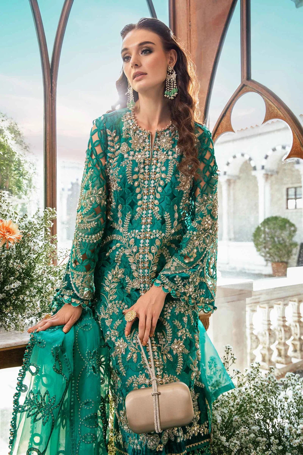 Maria B | Mbroidered Fabrics 2024 | BD-2806 - Pakistani Clothes for women, in United Kingdom and United States