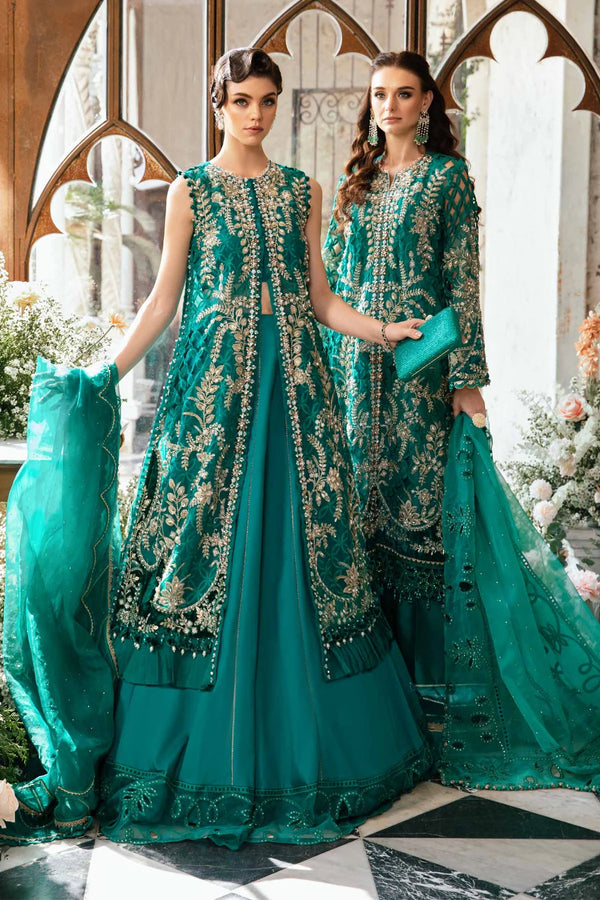 Maria B | Mbroidered Fabrics 2024 | BD-2806 - Hoorain Designer Wear - Pakistani Designer Clothes for women, in United Kingdom, United states, CA and Australia