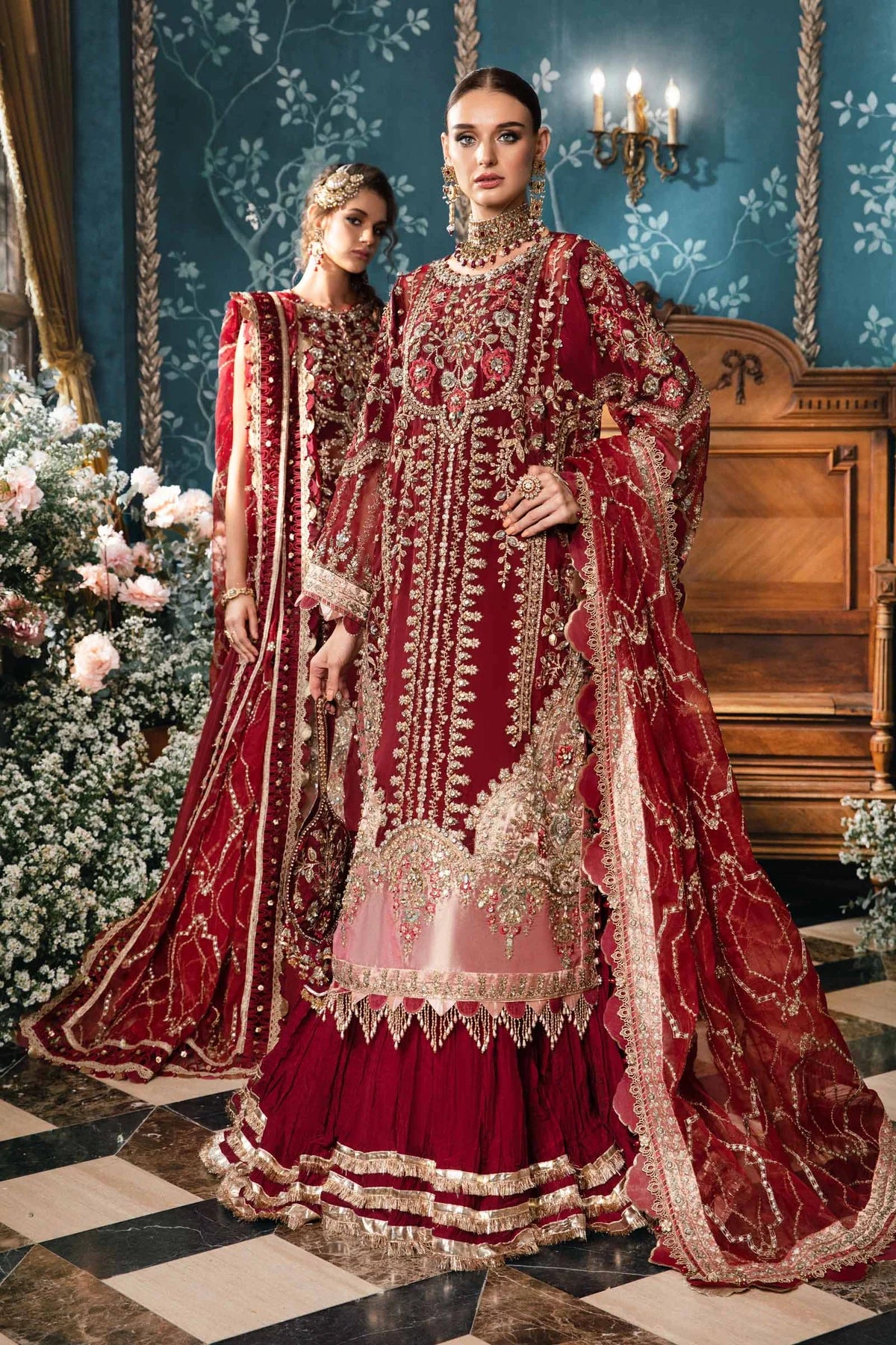 Maria B Mbroidered Fabrics 2024 - Hoorain Designer Wear