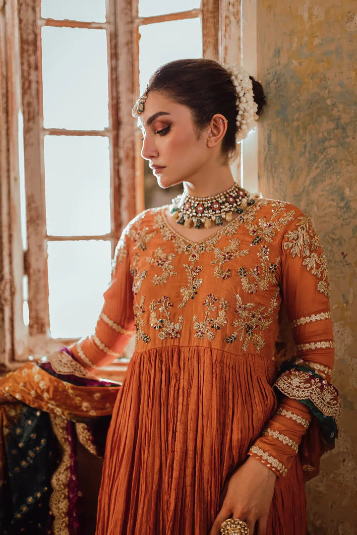 Azure | Embroidered Formals | Embre Blaze - Hoorain Designer Wear - Pakistani Ladies Branded Stitched Clothes in United Kingdom, United states, CA and Australia