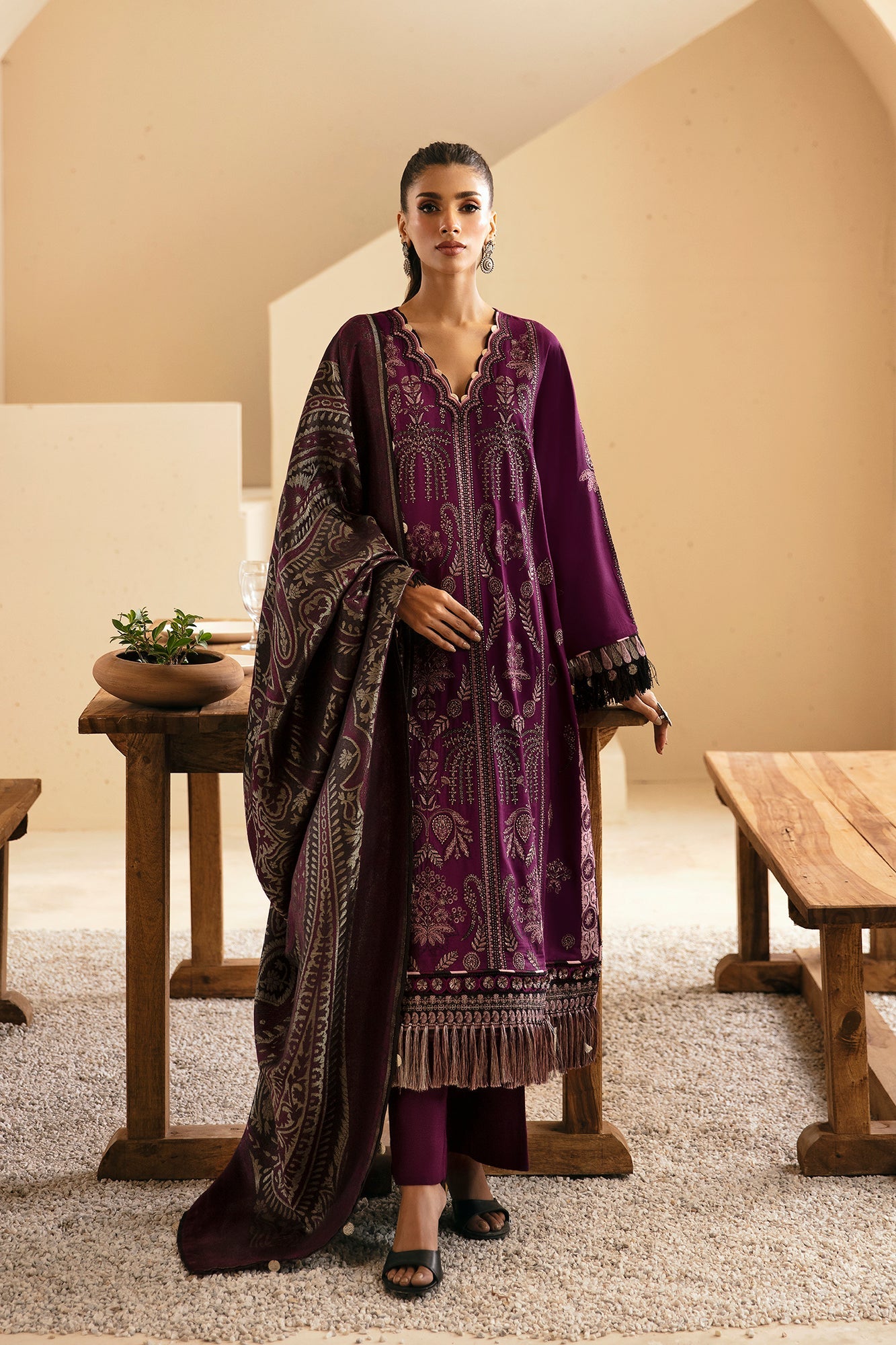 Ethnic | Rozana Winter Collection | ET-12