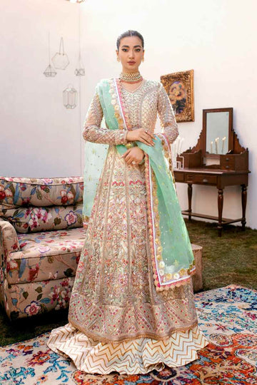 Ezra | Wedding Collection | Sage - Pakistani Clothes for women, in United Kingdom and United States