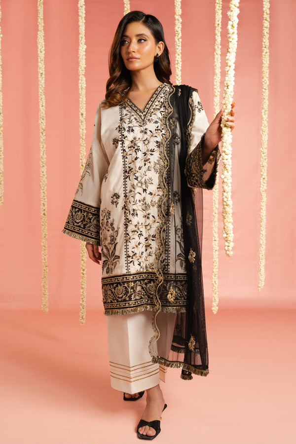 Al Karam | Festive Summer 25 | RTS | SHIRT, TROUSER & DUPATTA 01
