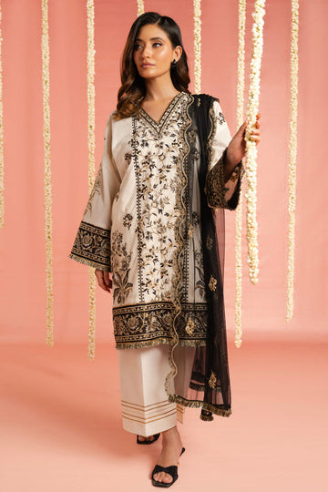 Al Karam | Festive Summer 25 | RTS | SHIRT, TROUSER & DUPATTA 01