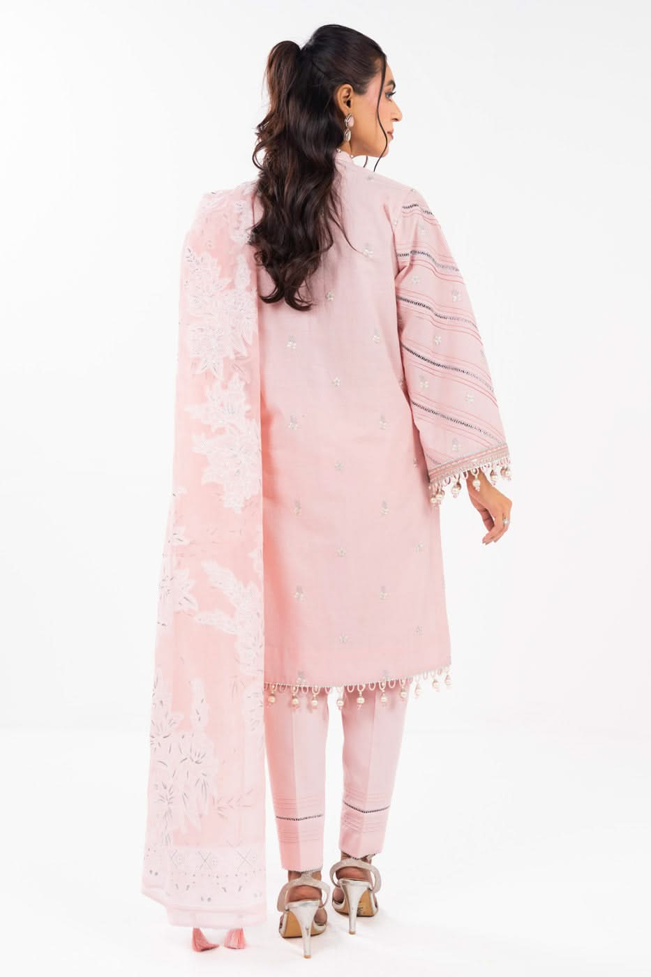 AlKaram | Festive Summer 25 | FC-13F-25-Baby Pink