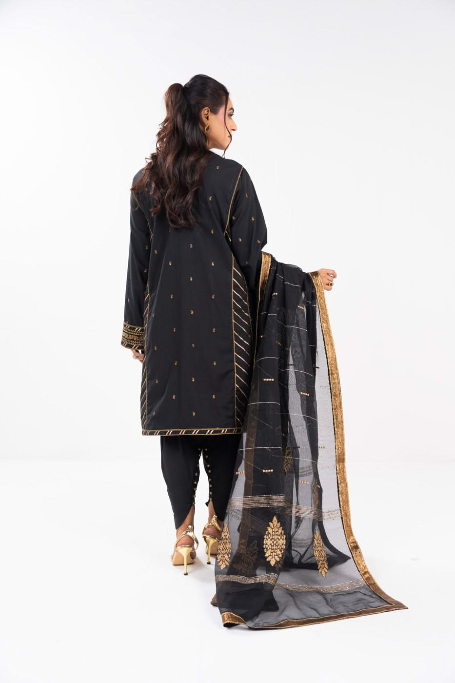 AlKaram | Festive Summer 25 | FC-1A-25-Black