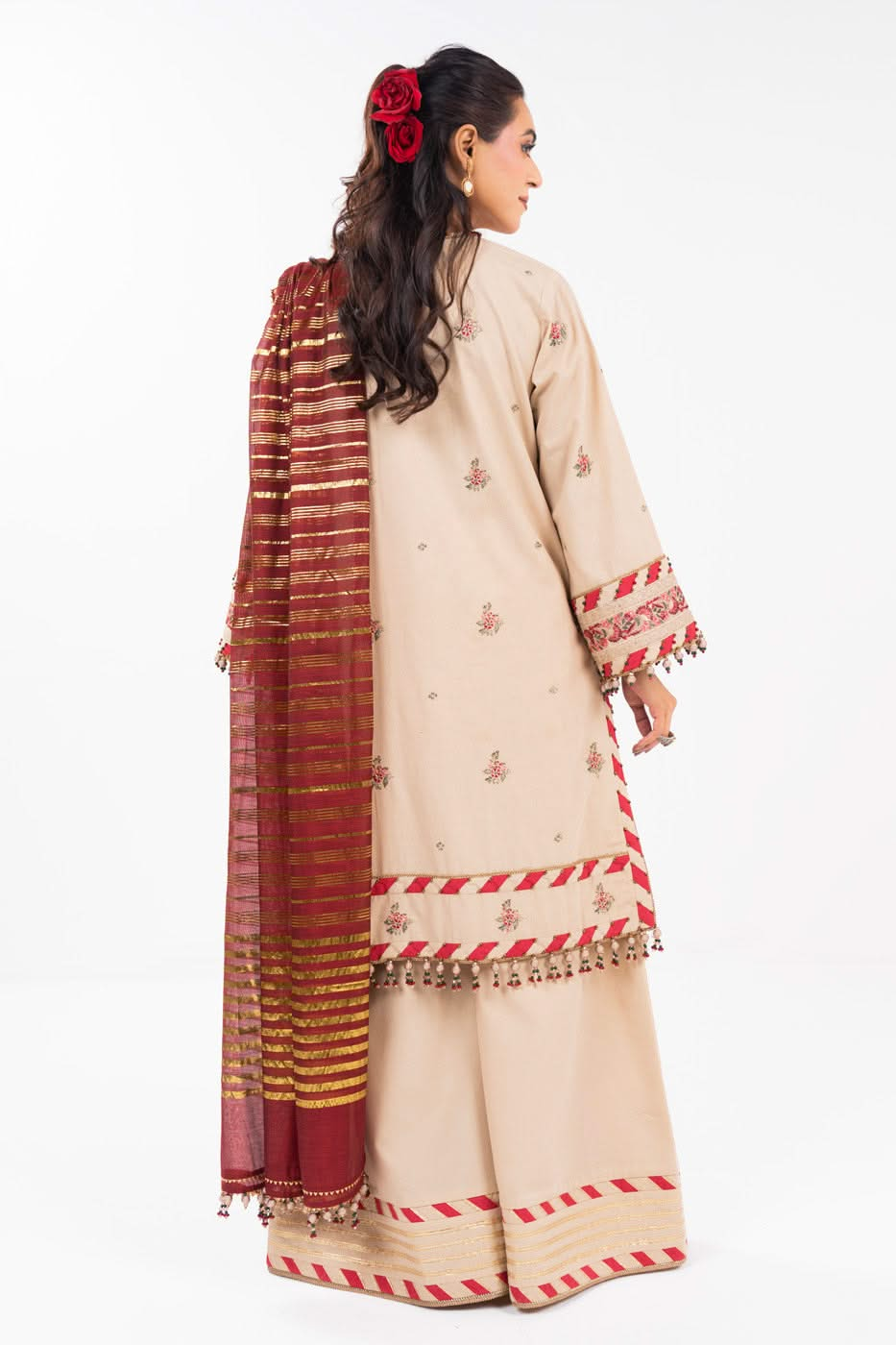 AlKaram | Festive Summer 25 | FC-35N-25-Beige