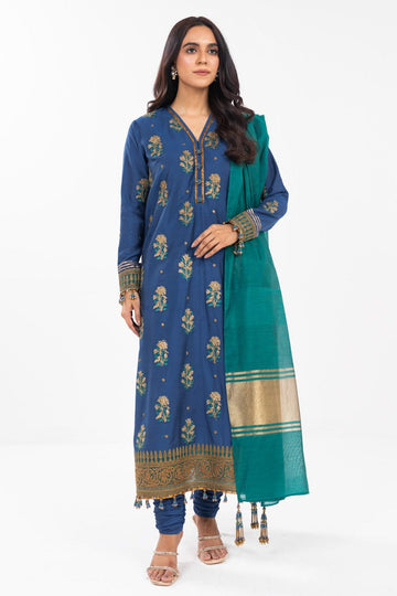 AlKaram | Festive Summer 25 | FC-8D-25-Royal Blue