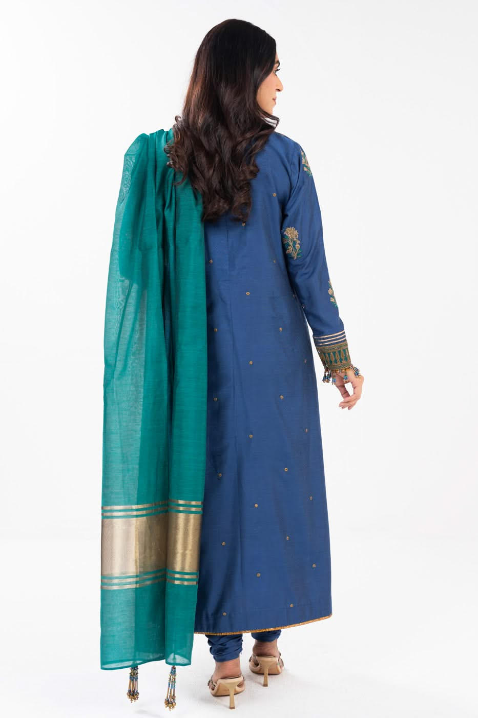 AlKaram | Festive Summer 25 | FC-8D-25-Royal Blue