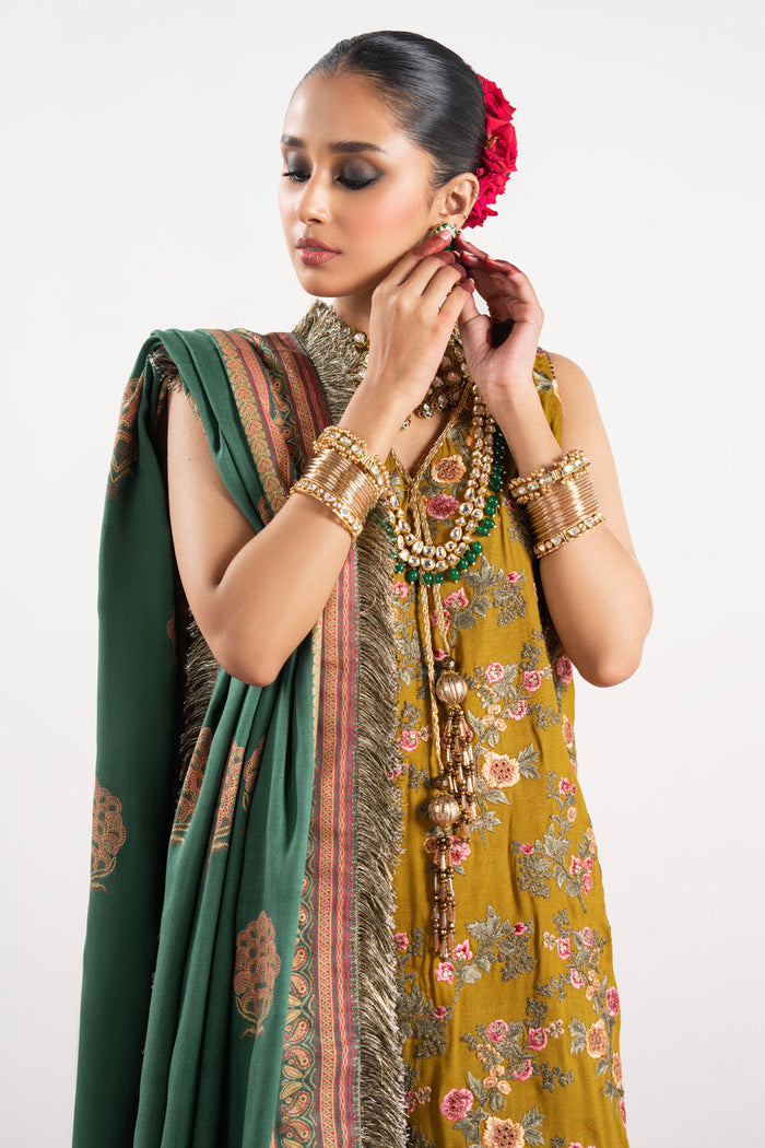 Alkaram | Festive Collection | FC-W-30K-23-3-Ochre - Pakistani Clothes for women, in United Kingdom and United States