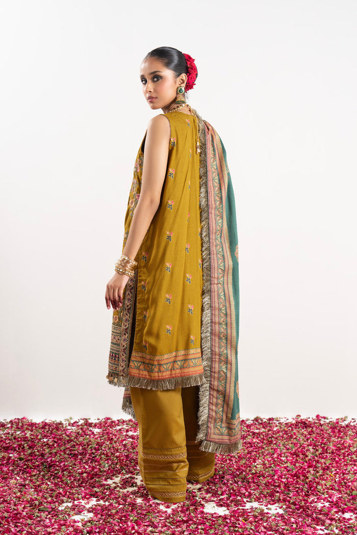 Alkaram | Festive Collection | FC-W-30K-23-3-Ochre - Pakistani Clothes for women, in United Kingdom and United States