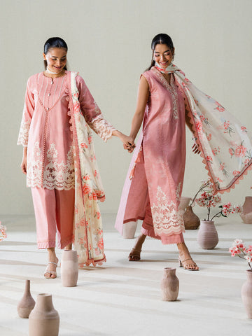 Faiza Faisal | FNF Printed Lawn | BLUSH HORIZON