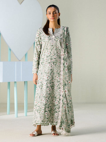 Faiza Faisal | FNF Printed Lawn | MINT MUSE