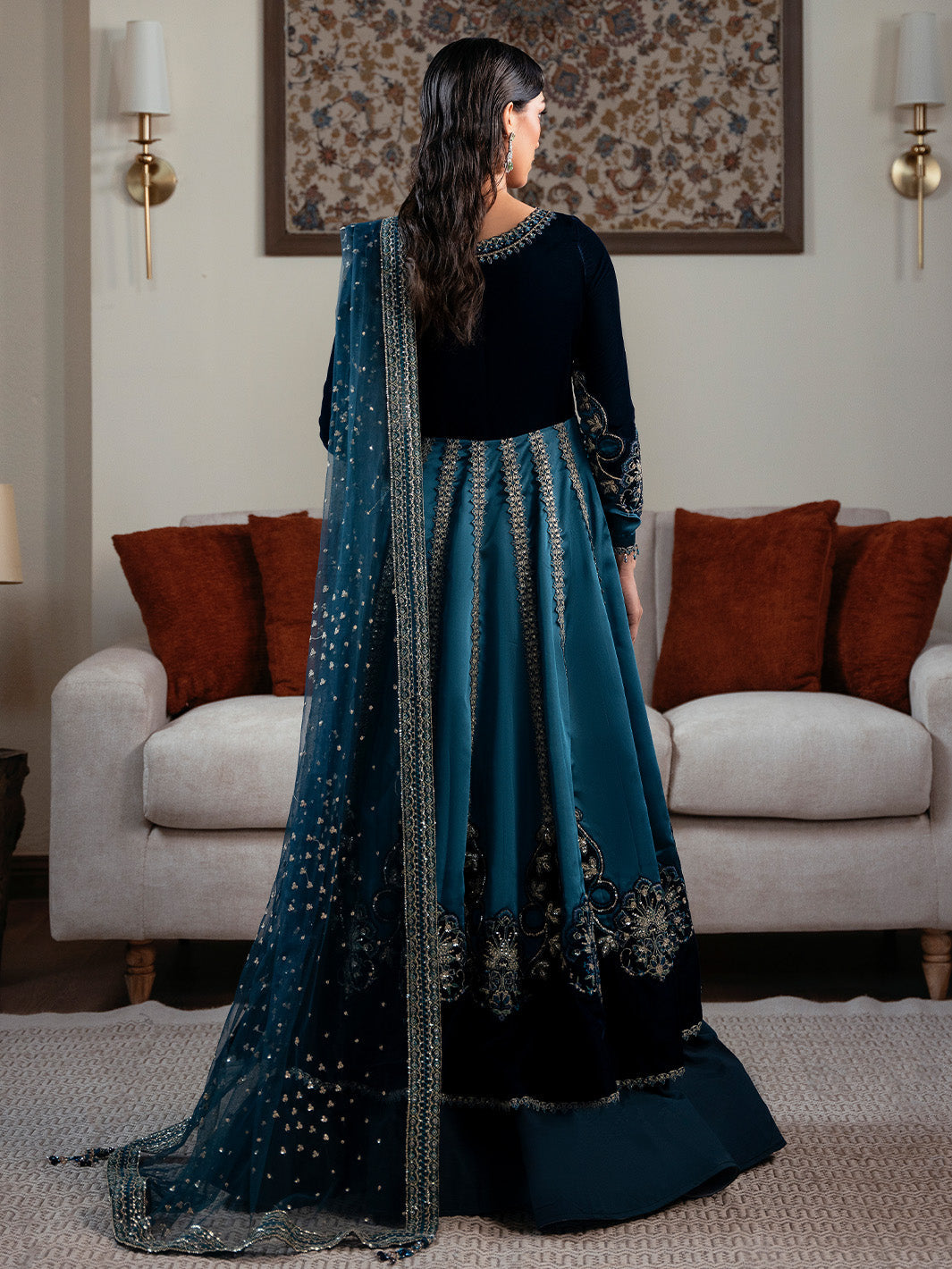 Faiza Faisal | Solene Luxury Velvets |CELESTINE