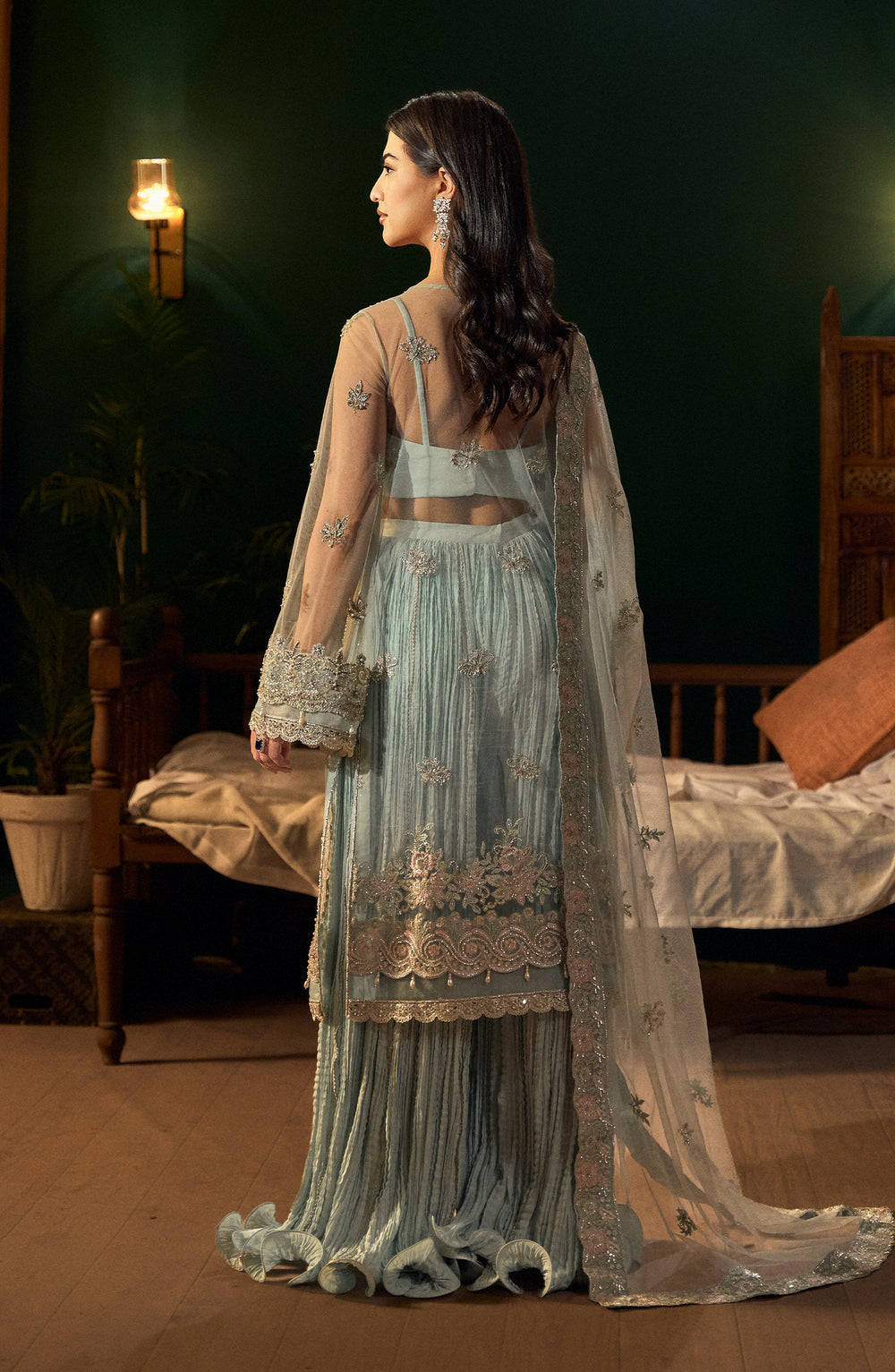 Fabiha Fatima | Reve Royal Luxury Wedding Dresses | AQUAMARINE