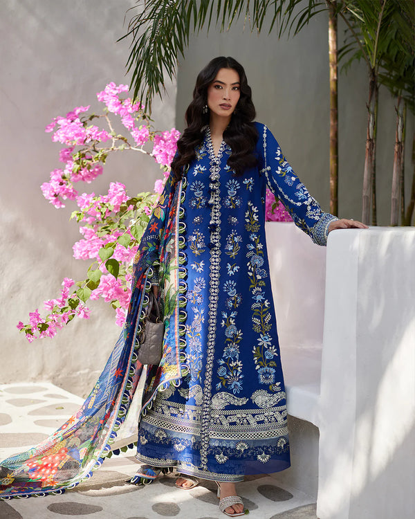 Faiza Saqlain | Liliana Luxury Lawn 24 | Veira - Hoorain Designer Wear - Pakistani Ladies Branded Stitched Clothes in United Kingdom, United states, CA and Australia