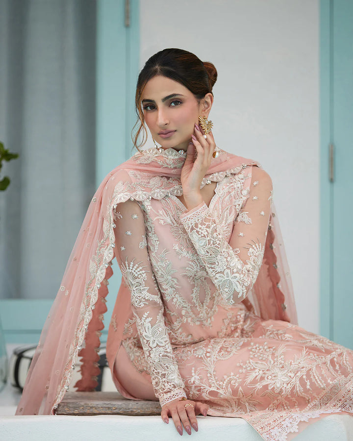 Faiza Saqlain | Liliana Luxury Lawn 24 | Valetta - Hoorain Designer Wear - Pakistani Ladies Branded Stitched Clothes in United Kingdom, United states, CA and Australia