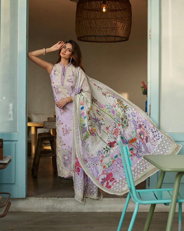 Faiza Saqlain | Liliana Luxury Lawn 24 | Nazeli - Hoorain Designer Wear - Pakistani Ladies Branded Stitched Clothes in United Kingdom, United states, CA and Australia