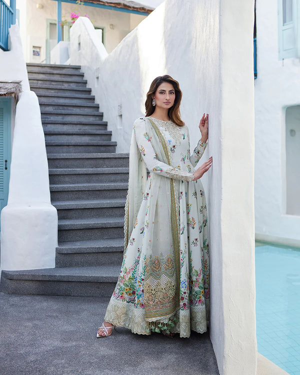 Faiza Saqlain | Liliana Luxury Lawn 24 | Avelina - Hoorain Designer Wear - Pakistani Ladies Branded Stitched Clothes in United Kingdom, United states, CA and Australia
