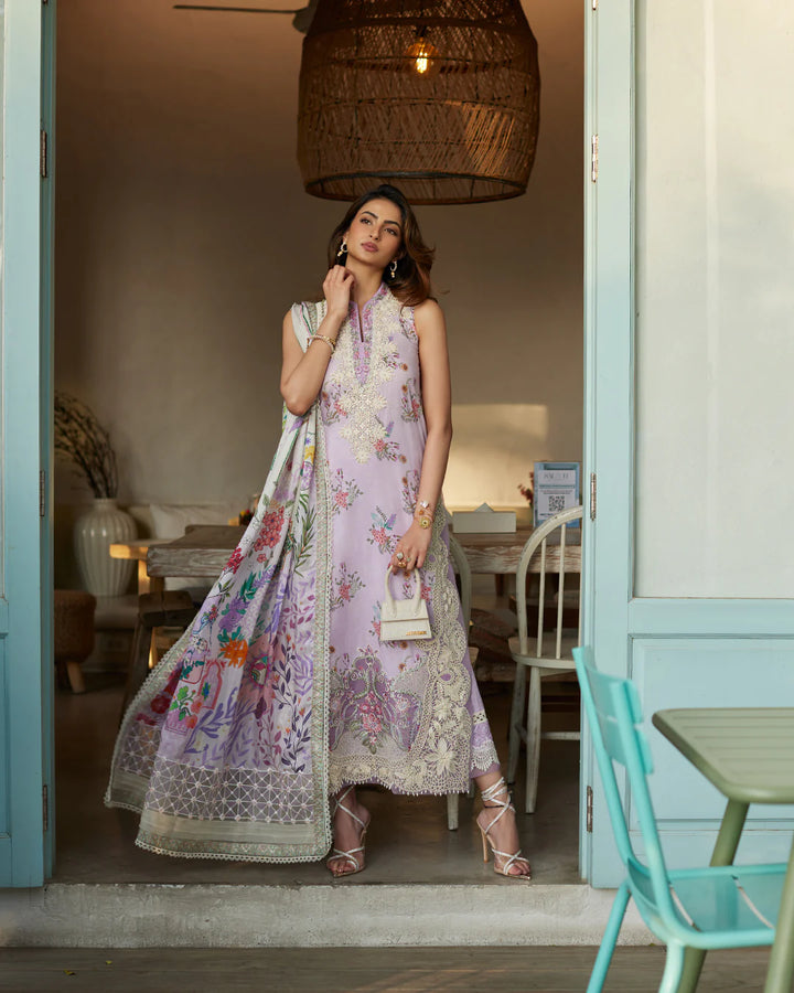 Faiza Saqlain | Liliana Luxury Lawn 24 | Nazeli - Hoorain Designer Wear - Pakistani Ladies Branded Stitched Clothes in United Kingdom, United states, CA and Australia