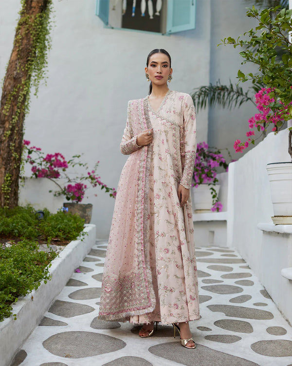 Faiza Saqlain | Liliana Luxury Lawn 24 | Karine - Hoorain Designer Wear - Pakistani Ladies Branded Stitched Clothes in United Kingdom, United states, CA and Australia