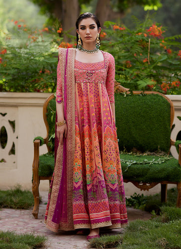 Farah Talib Aziz | Mayna Festive Prints 24 | Noorie Kalidaar And Dupatta