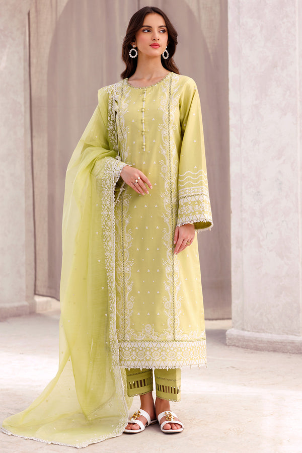 Farasha | Bahaar Embroidered Lawn | Ember Glow