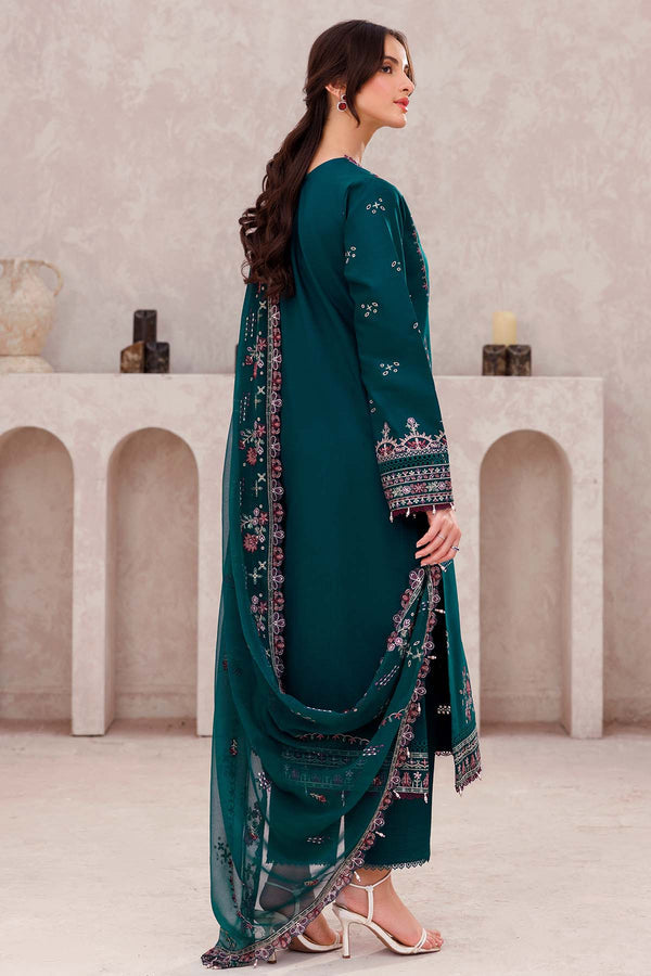 Farasha | Bahaar Embroidered Lawn | Jade Bliss