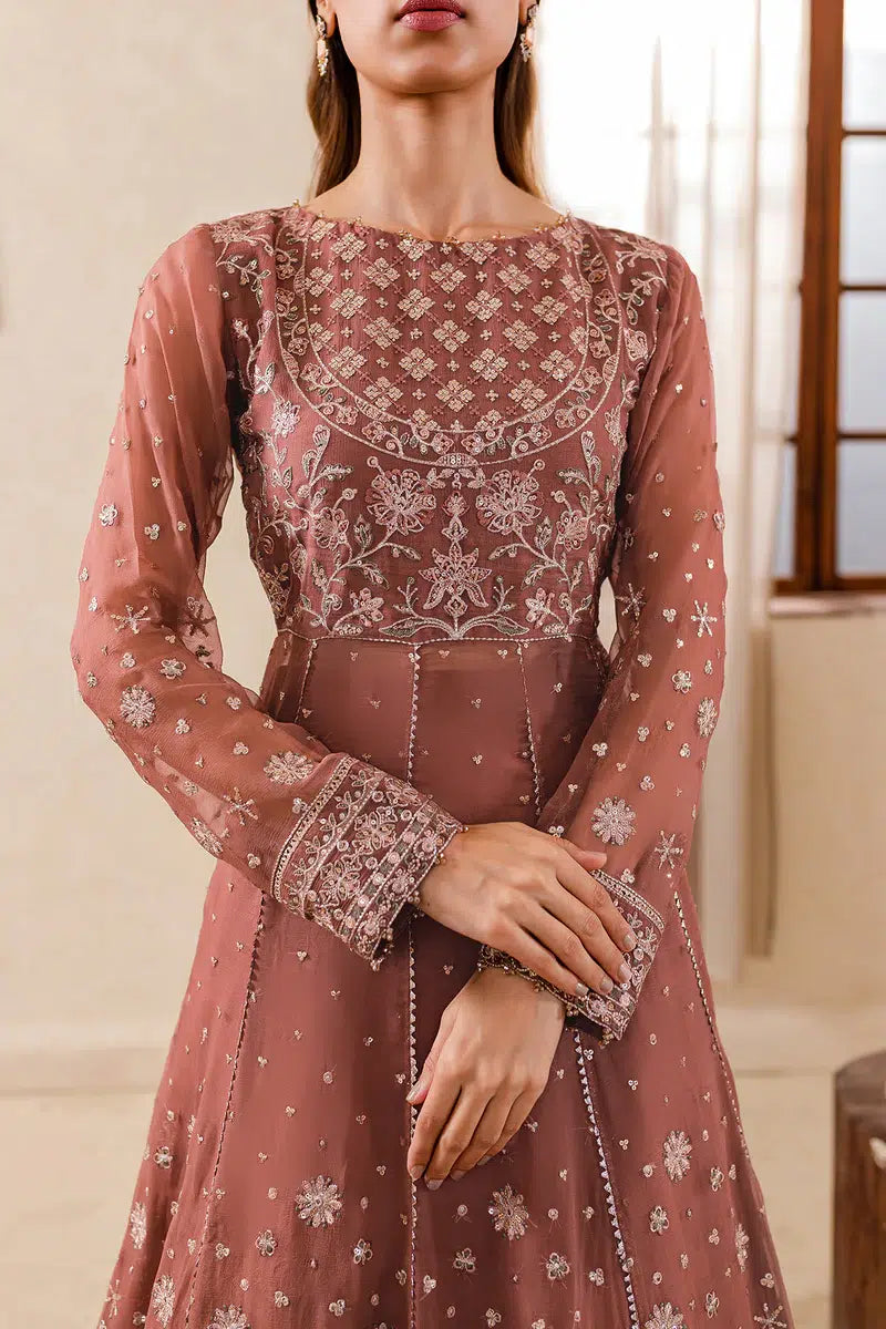 Farasha | Ritzier Festive Formals | Tan Gleam - Pakistani Clothes for women, in United Kingdom and United States