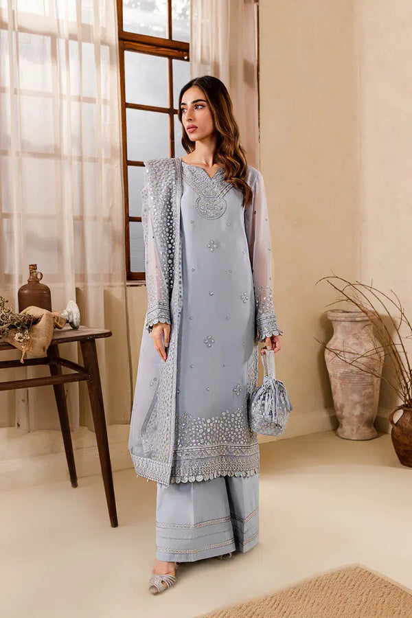 Farasha | Ritzier Festive Formals | Cosmic Sky - Hoorain Designer Wear - Pakistani Designer Clothes for women, in United Kingdom, United states, CA and Australia
