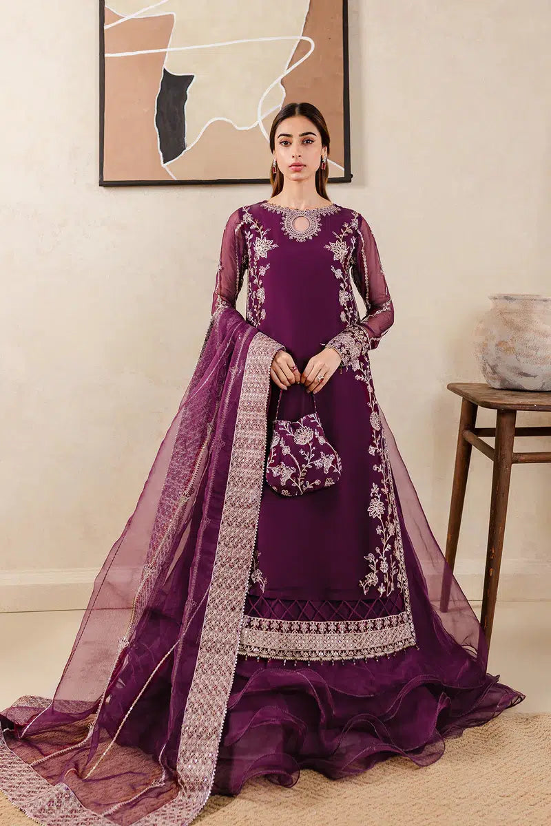 Farasha | Ritzier Festive Formals | Plum Affair - Pakistani Clothes for women, in United Kingdom and United States