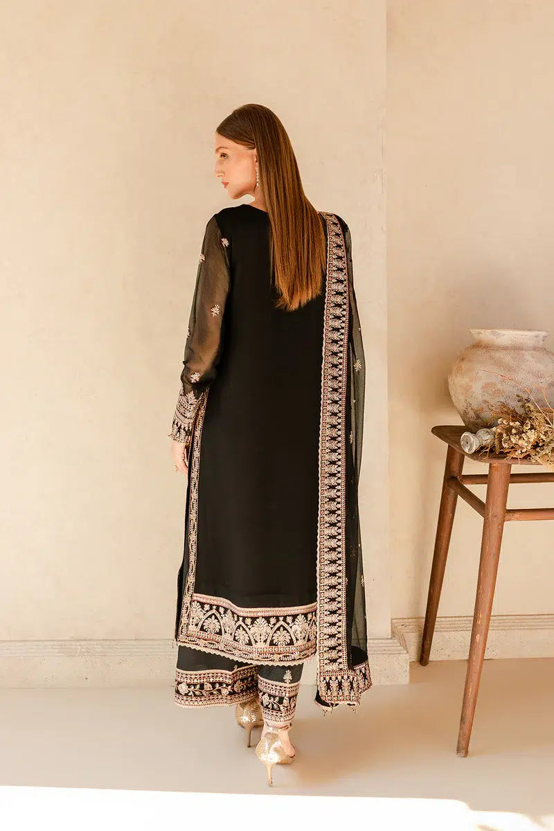 Farasha | Ritzier Festive Formals | Charcoal Nova - Pakistani Clothes for women, in United Kingdom and United States