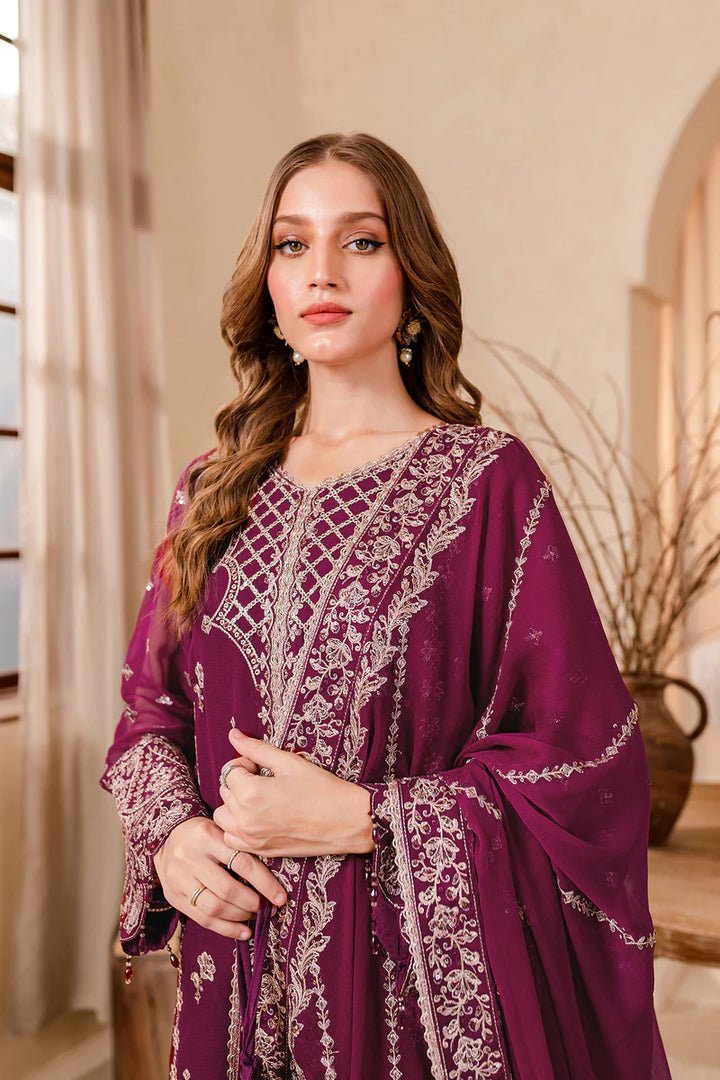 Farasha | Ritizer Festive Formals | Magenta Marvel - Hoorain Designer Wear - Pakistani Ladies Branded Stitched Clothes in United Kingdom, United states, CA and Australia